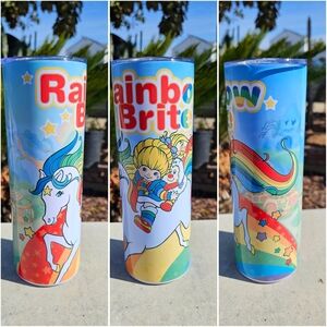Rainbow Brite 20oz tumbler new